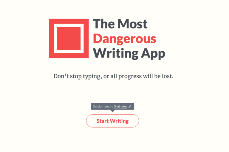 Focus with The Most Dangerous Writing App